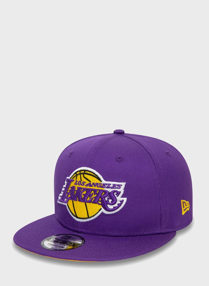 9Fifty Rear Logo Los Angeles Lakers Cap