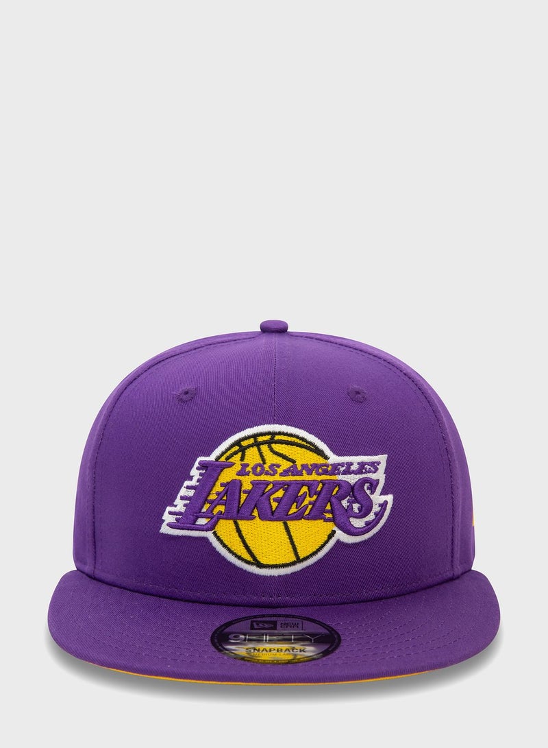 9Fifty Rear Logo Los Angeles Lakers Cap