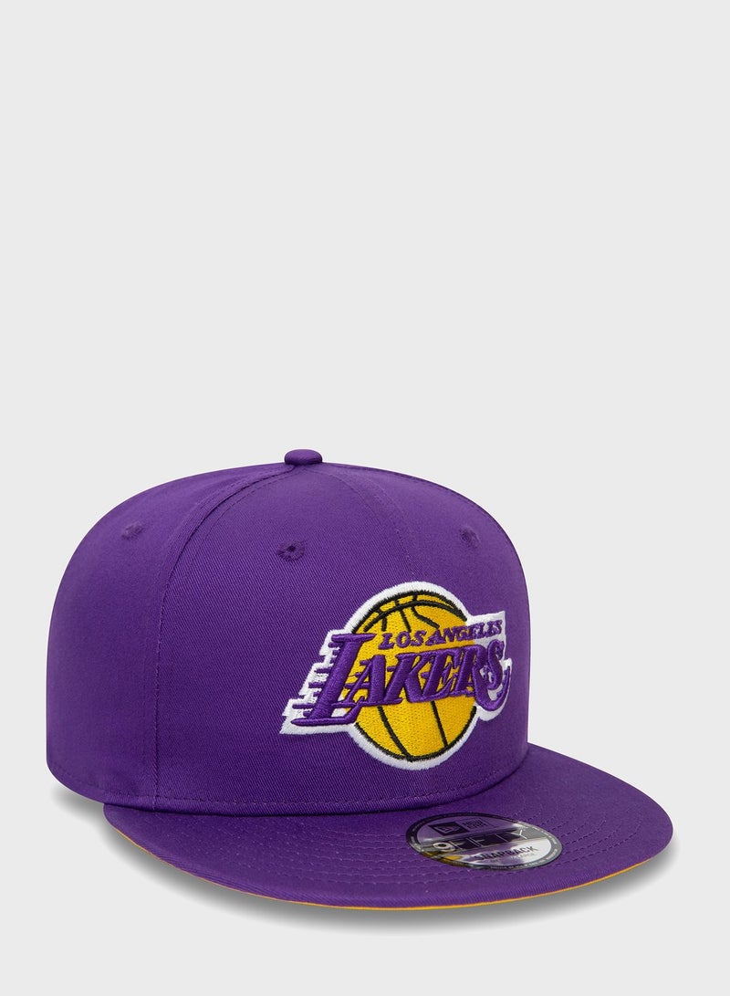 9Fifty Rear Logo Los Angeles Lakers Cap