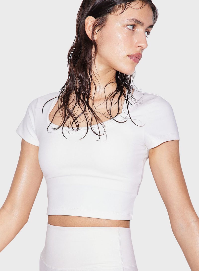 Drymove™ Cropped Sports Top