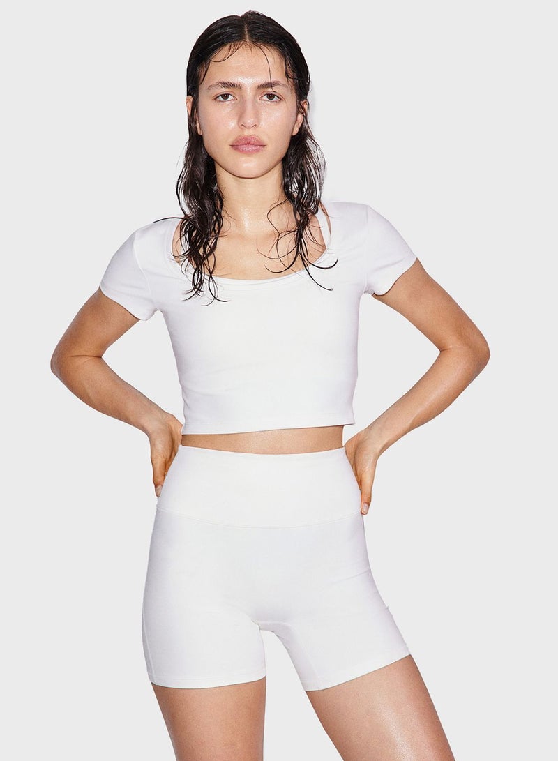 Drymove™ Cropped Sports Top