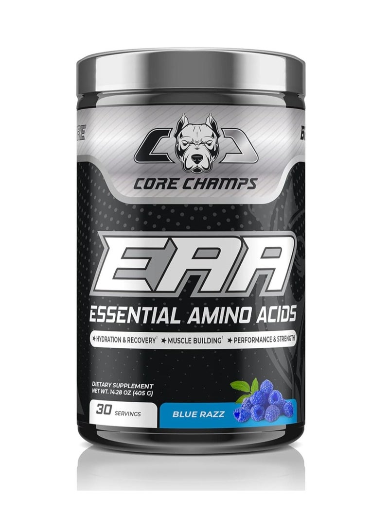 Core Champs EAA Essential Amino Acids Blue Razz Flavor 405g 30 Serving