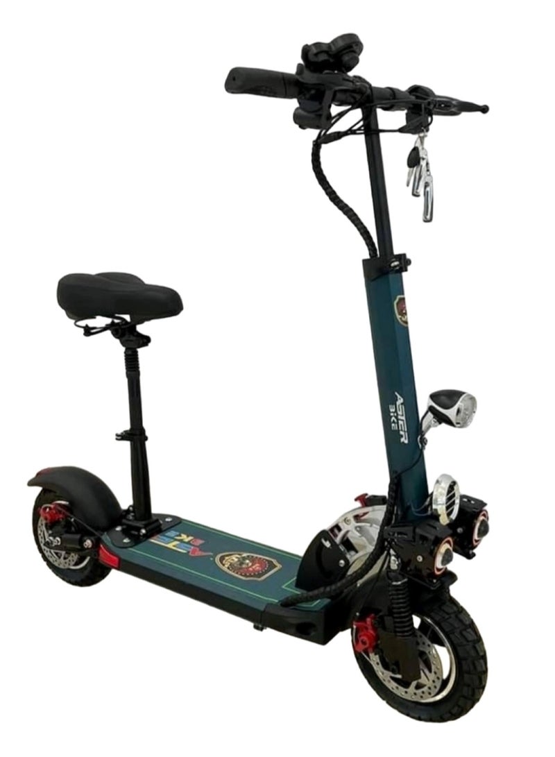 E10 High Powered Electric Bike for Efficient Commuting Blue