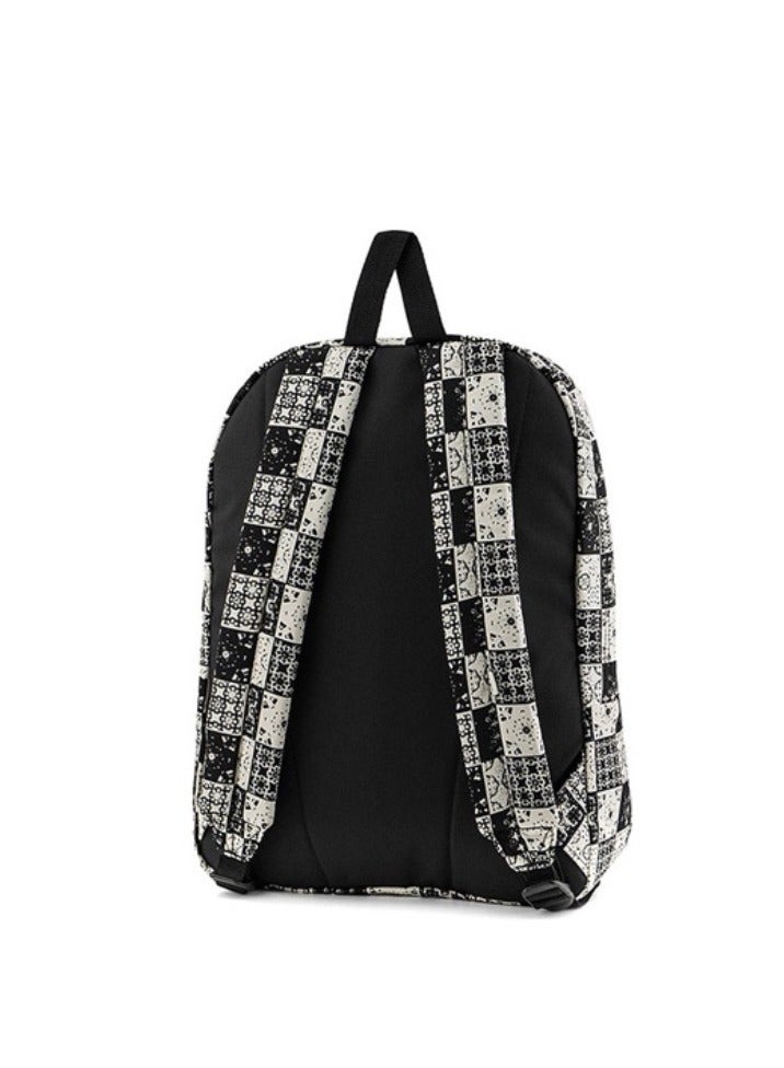 【School season】SKATEISTAN co-branded classic checkerboard printed school bag, colorful school bag, large capacity school bag, universal school bag, laptop school bag