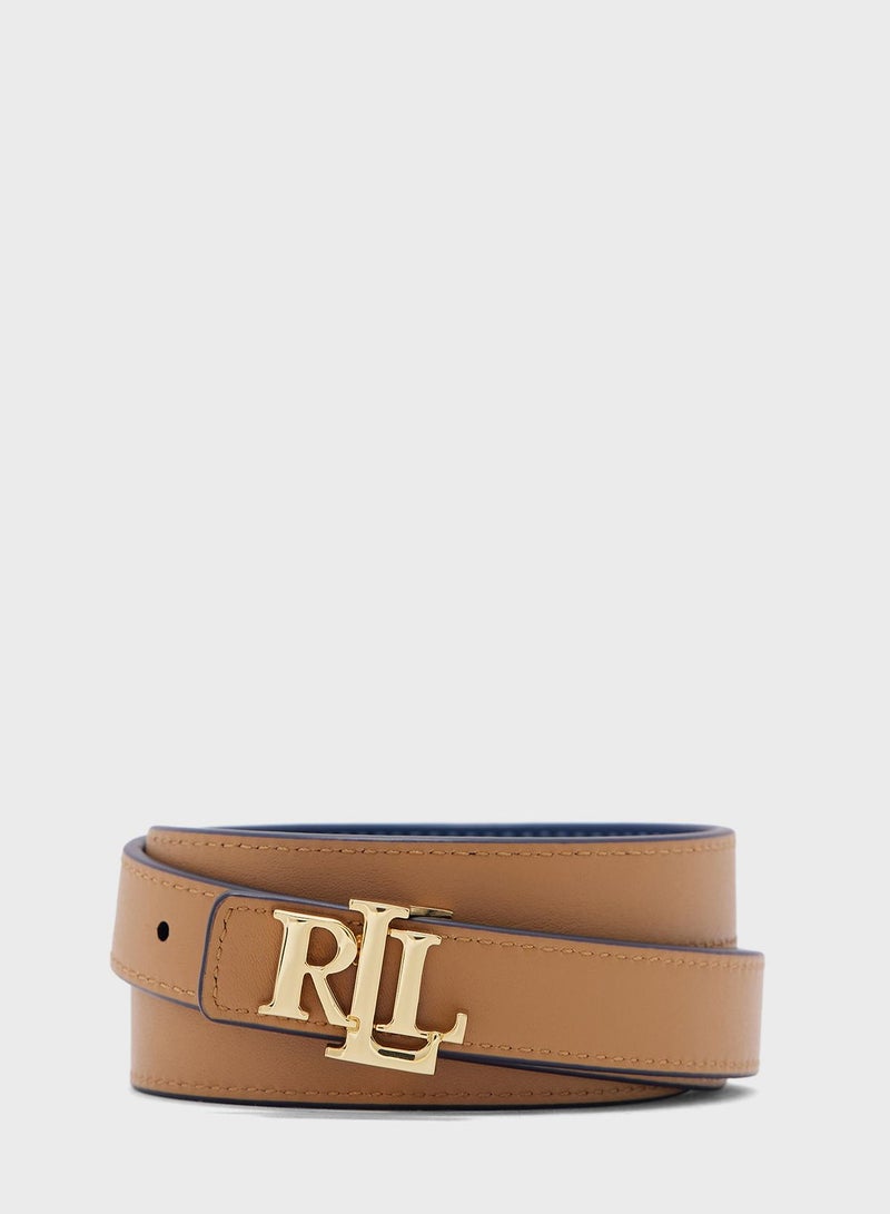 Oval Reversable 25 Skinny Belt