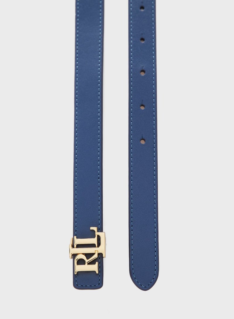 Oval Reversable 25 Skinny Belt