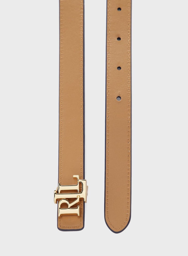 Oval Reversable 25 Skinny Belt