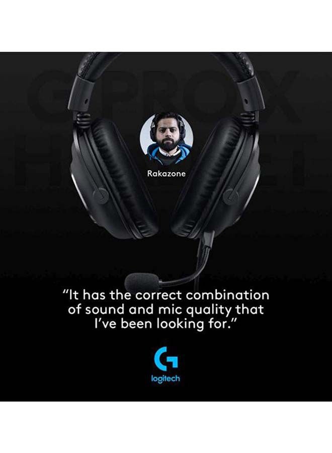 G PRO X Gaming Headset (2nd Generation) With Blue Voice, DTS Headphone:X 2.0 And 50 mm PRO-G Drivers, For PC,Xbox One,Xbox Series X|S,PS5,PS4, Nintendo Switch