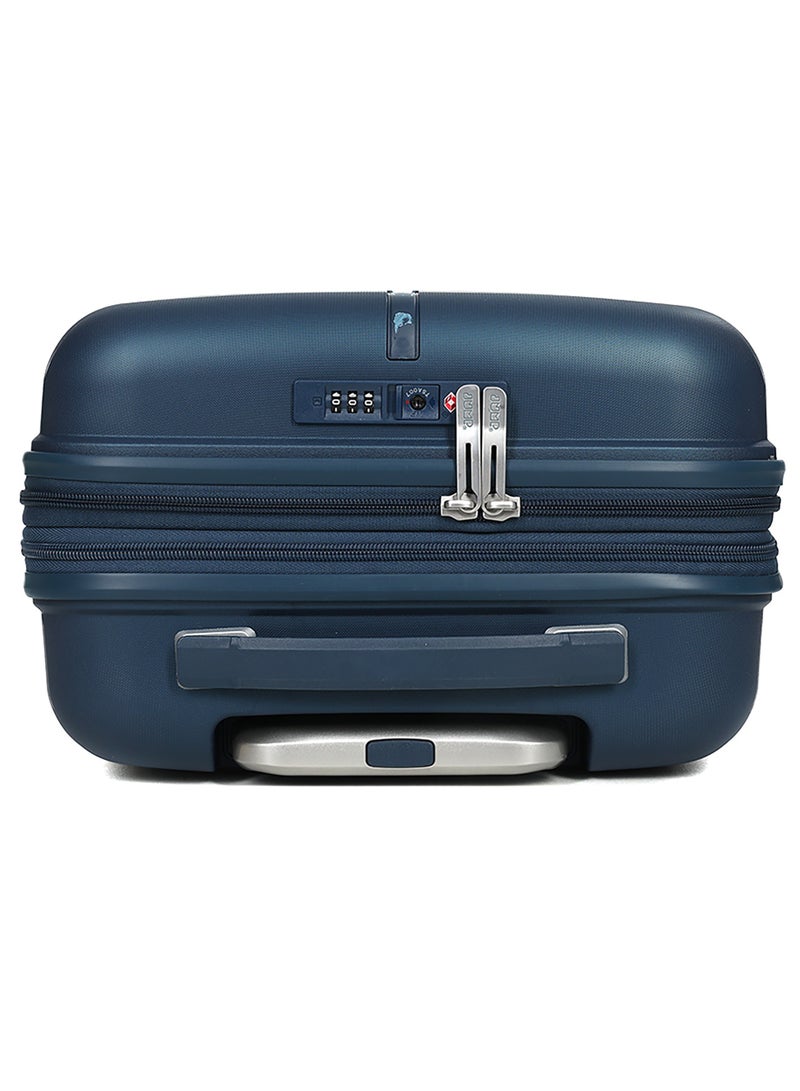 Evae Polypropylene Expandable Carry-on Suitcase Luggage Trolley, Carry-on 55 cm, Hardside