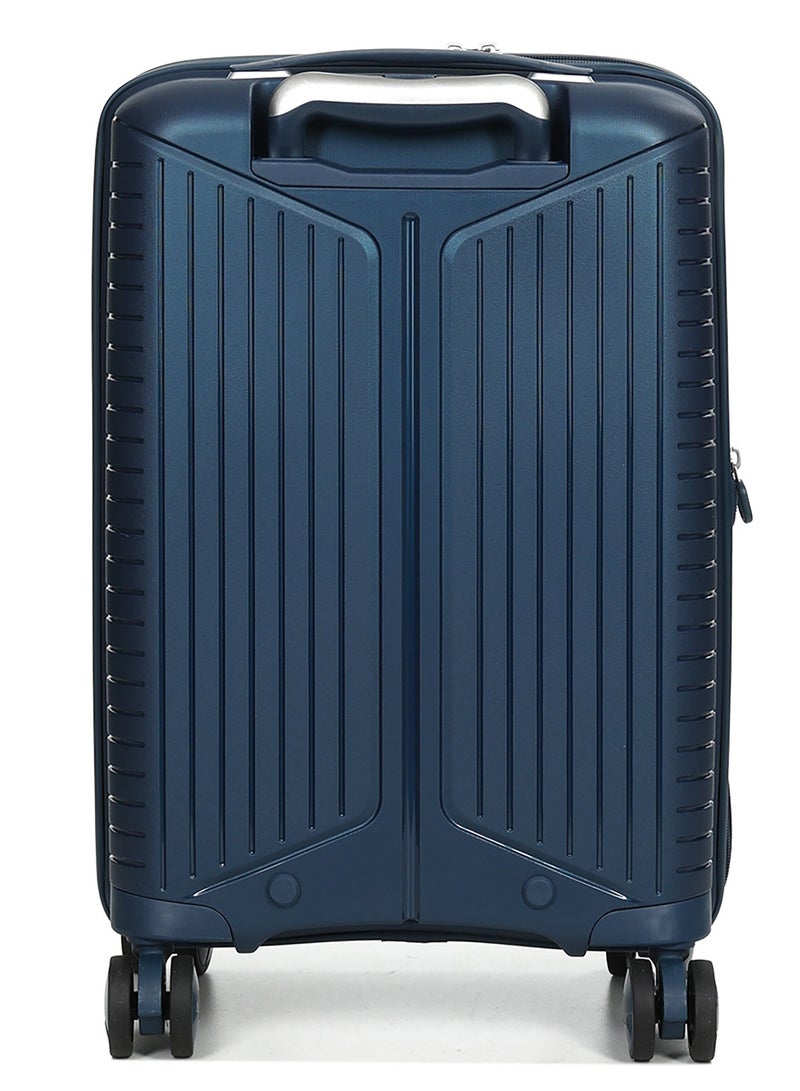 Evae Polypropylene Expandable Carry-on Suitcase Luggage Trolley, Carry-on 55 cm, Hardside
