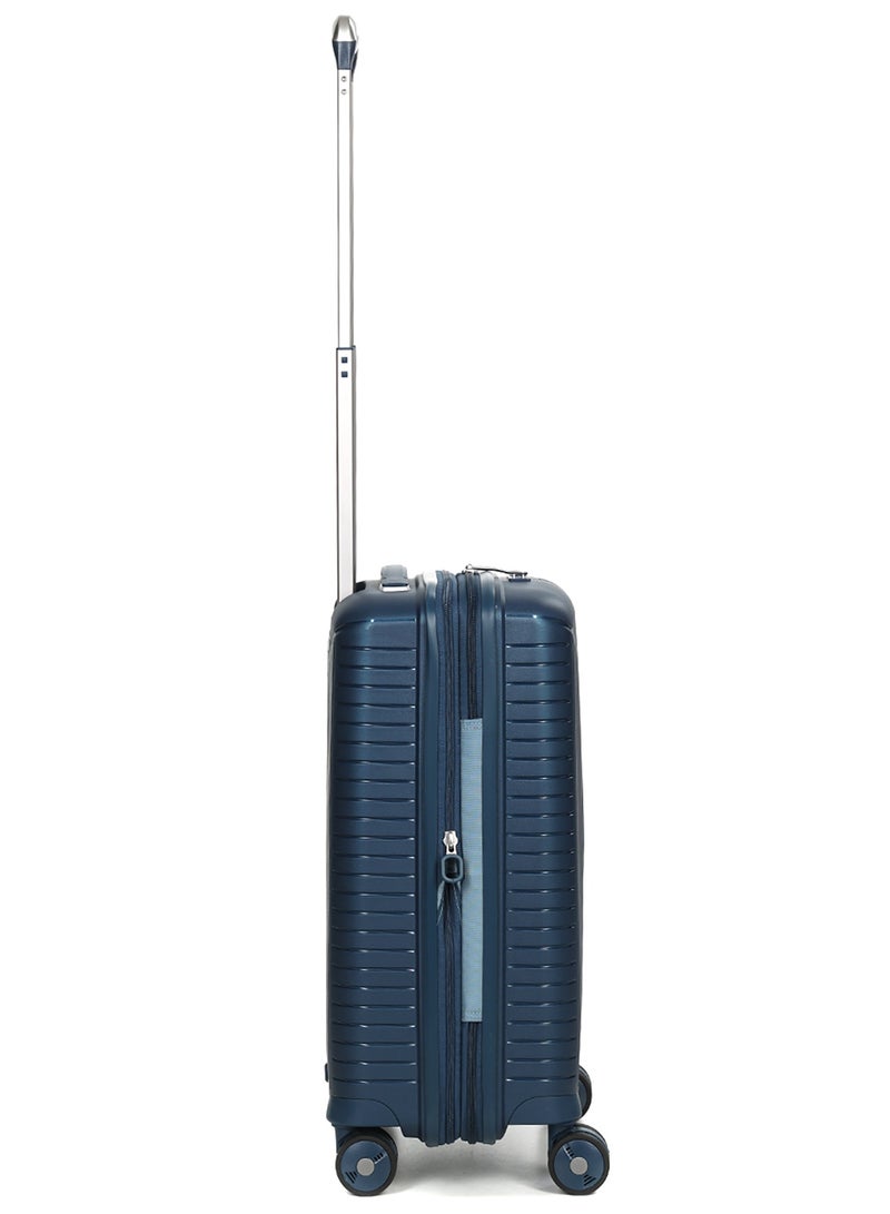 Evae Polypropylene Expandable Carry-on Suitcase Luggage Trolley, Carry-on 55 cm, Hardside