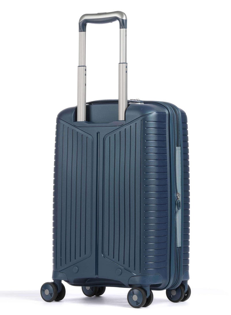 Evae Polypropylene Expandable Carry-on Suitcase Luggage Trolley, Carry-on 55 cm, Hardside
