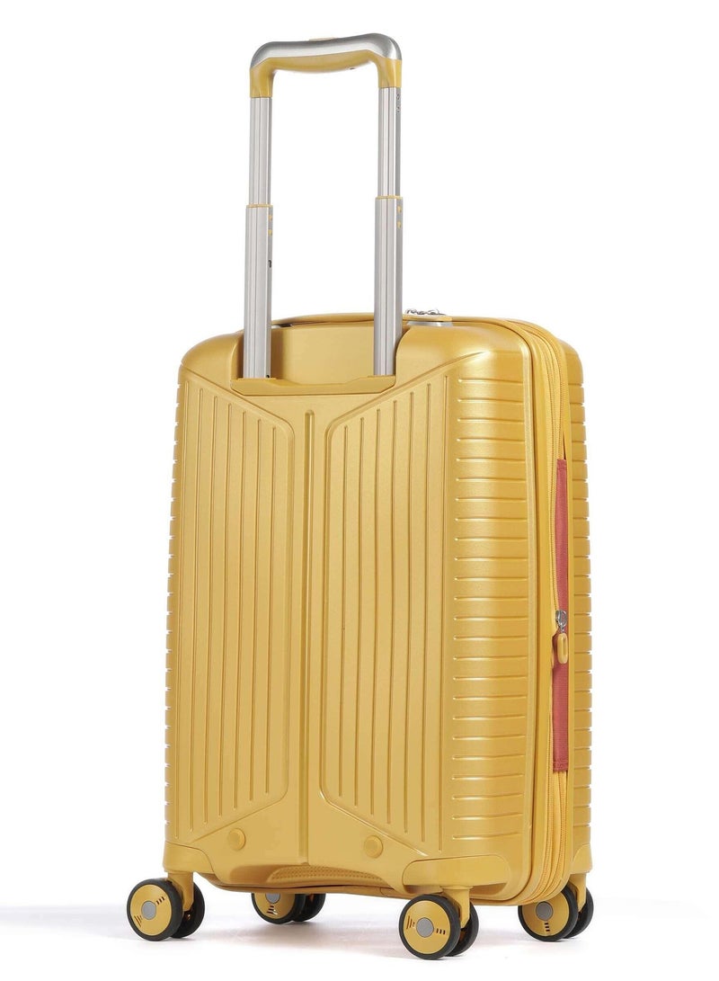 Evae Polypropylene Expandable Carry-on Suitcase Luggage Trolley, Carry-on 55 cm, Hardside