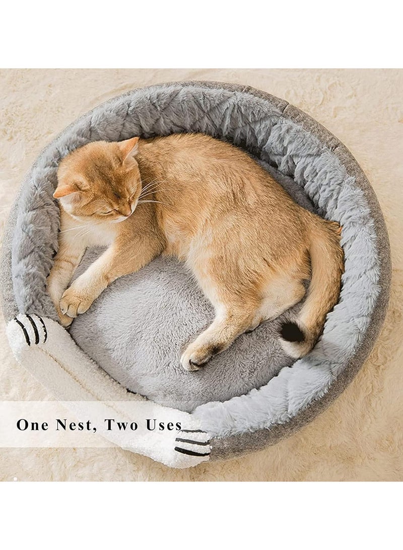 Cute Cat Tent House Cat Tent for Small Cat with Removable Cushion Pet Cat Bed House for Small Medium Pets Sleeping Indoor