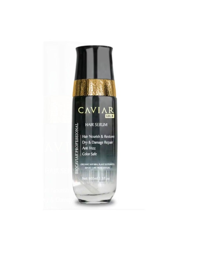 Caviar Gold Biocaviar Professional Hair Serum for Hair Nourish and Restore Dry and Damage Hair 120ml