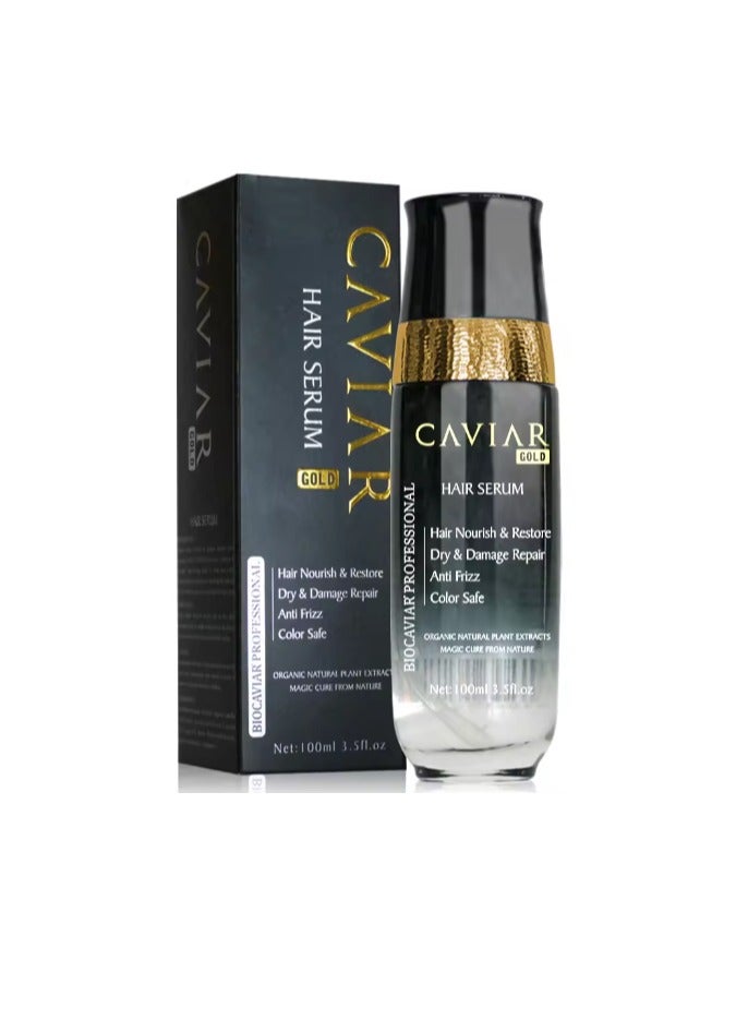 Caviar Gold Biocaviar Professional Hair Serum for Hair Nourish and Restore Dry and Damage Hair 120ml
