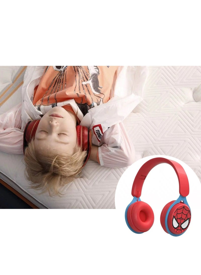 Marvel Spider-Man Headset Wireless Bluetooth Headset Gaming Headset Foldable Support FM Computer Mobile Phone Music Stereo Headset