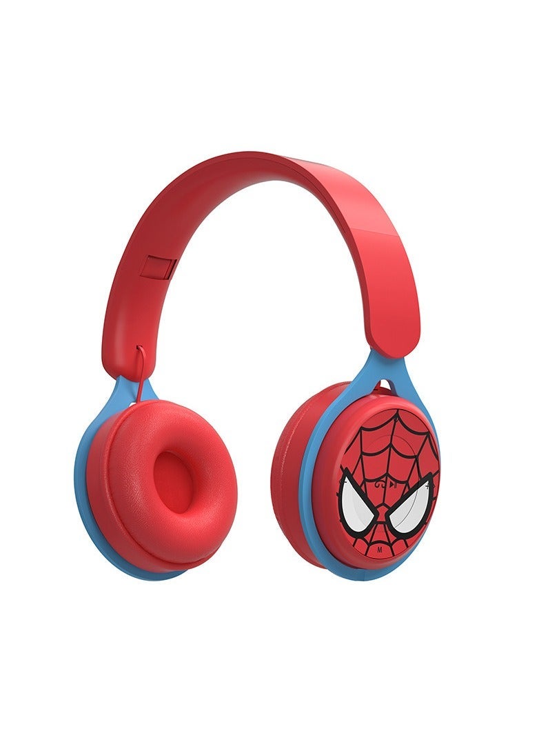 Marvel Spider-Man Headset Wireless Bluetooth Headset Gaming Headset Foldable Support FM Computer Mobile Phone Music Stereo Headset