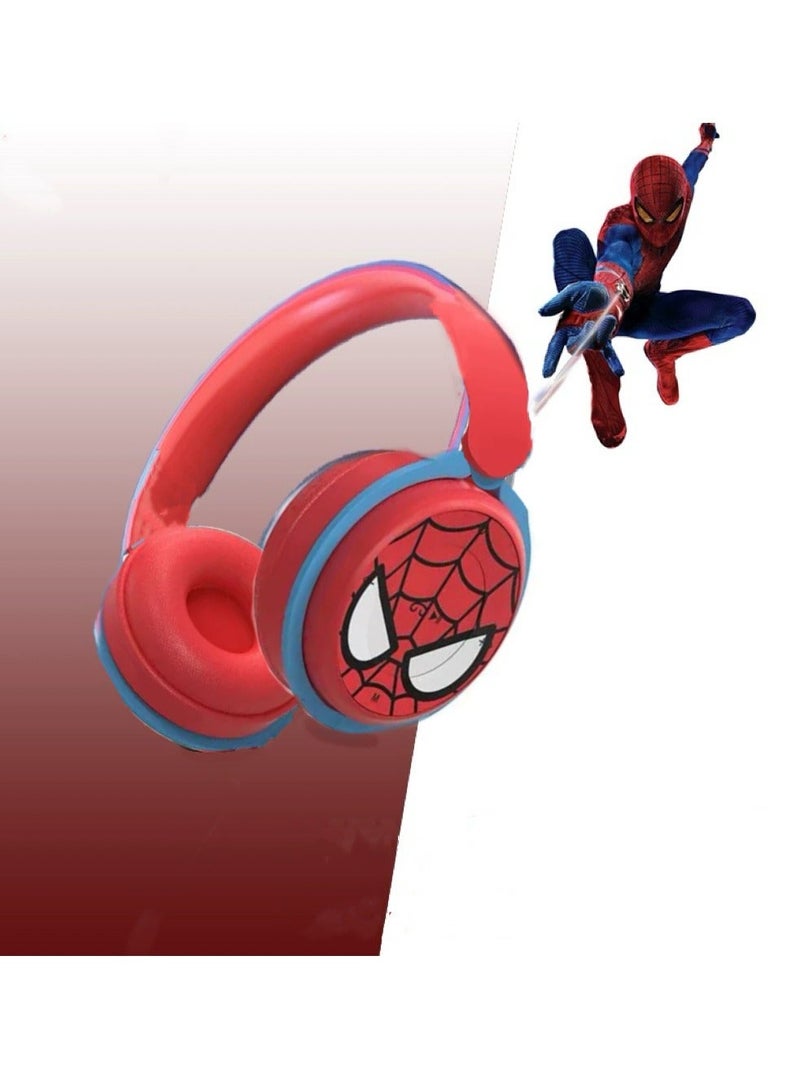 Marvel Spider-Man Headset Wireless Bluetooth Headset Gaming Headset Foldable Support FM Computer Mobile Phone Music Stereo Headset