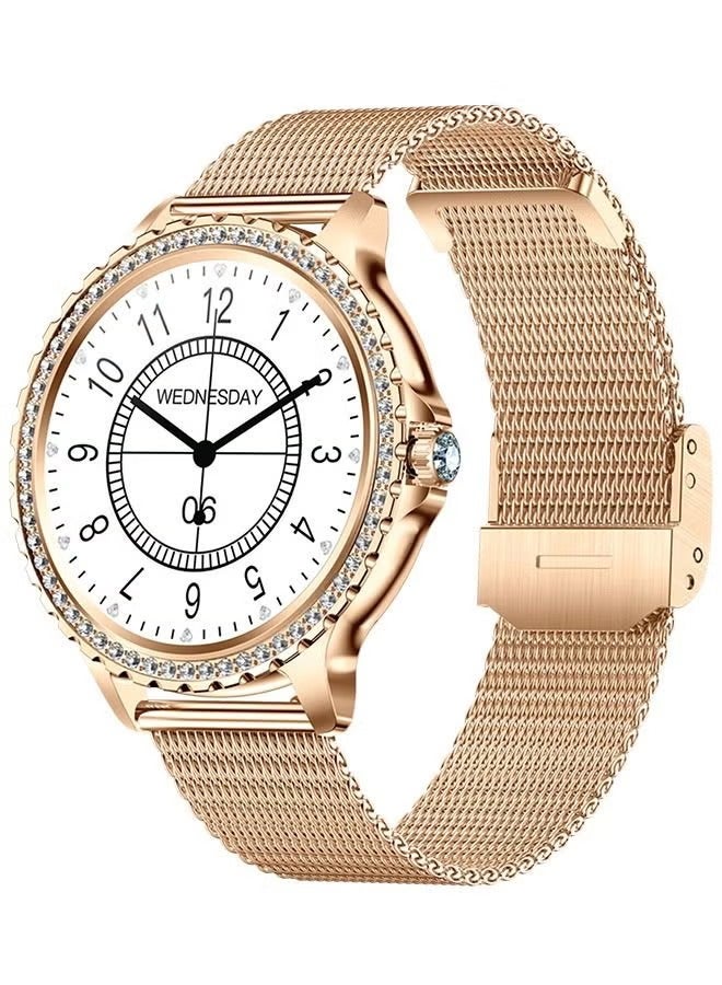Women's Smartwatch Universal For Android And IOS Systems, With Bluetooth Fitness Heart Rate Monitoring, 1.32