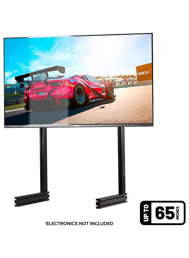 Next Level NLR-E035 Elite Freestanding Single Monitor Stand - Black Edition