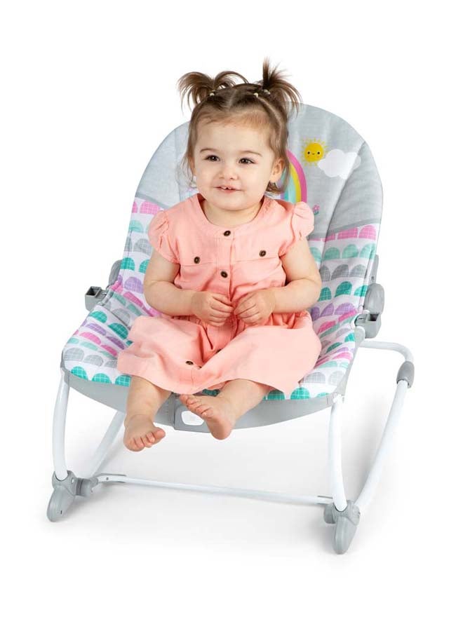 Rosy Rainbow Infant to Toddler Rocker