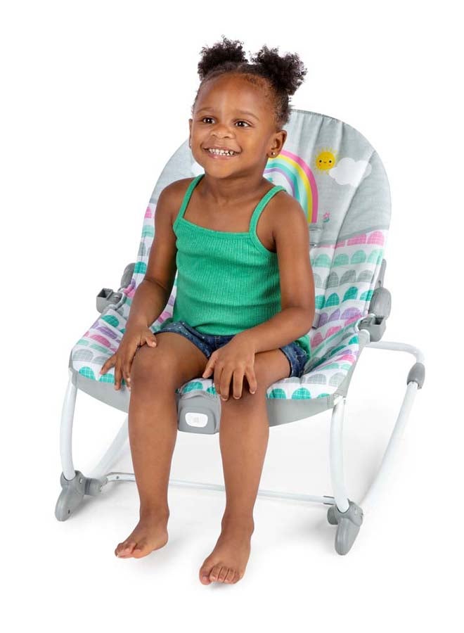 Rosy Rainbow Infant to Toddler Rocker