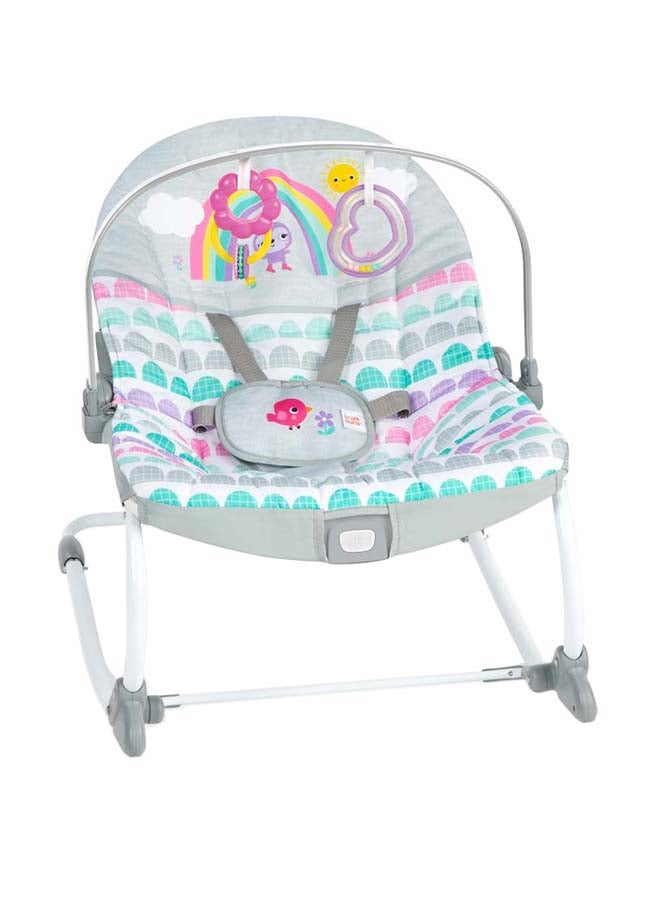 Rosy Rainbow Infant to Toddler Rocker