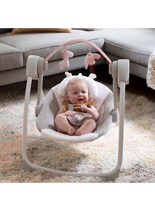 Comfort 2 Go Portable Swing - Flora the Unicorn