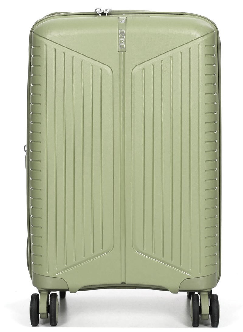 Evae Polypropylene Expandable Carry-on Suitcase Luggage Trolley, Carry-on 55 cm, Hardside