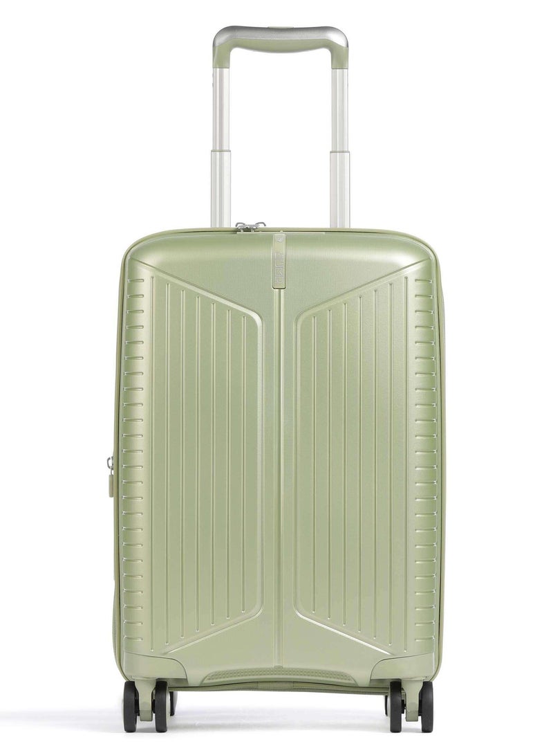 Evae Polypropylene Expandable Carry-on Suitcase Luggage Trolley, Carry-on 55 cm, Hardside