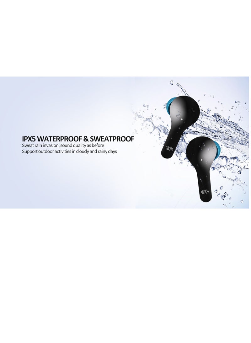 Sound your style with Engage PODS E98 Bluetooth Black Blue