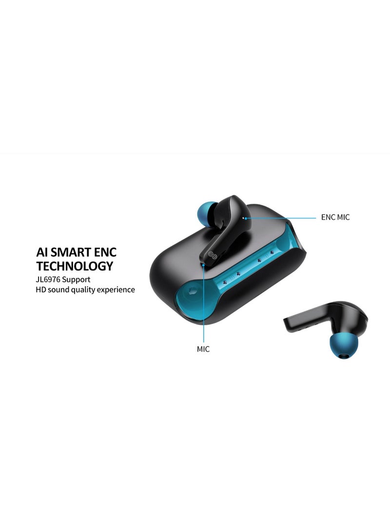 Sound your style with Engage PODS E98 Bluetooth Black Blue