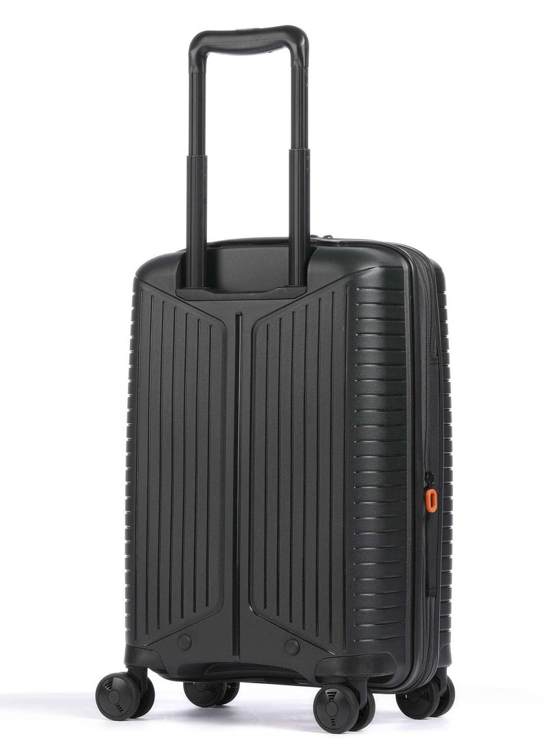 Evae Polypropylene Expandable Carry-on Suitcase Luggage Trolley, Carry-on 55 cm, Hardside