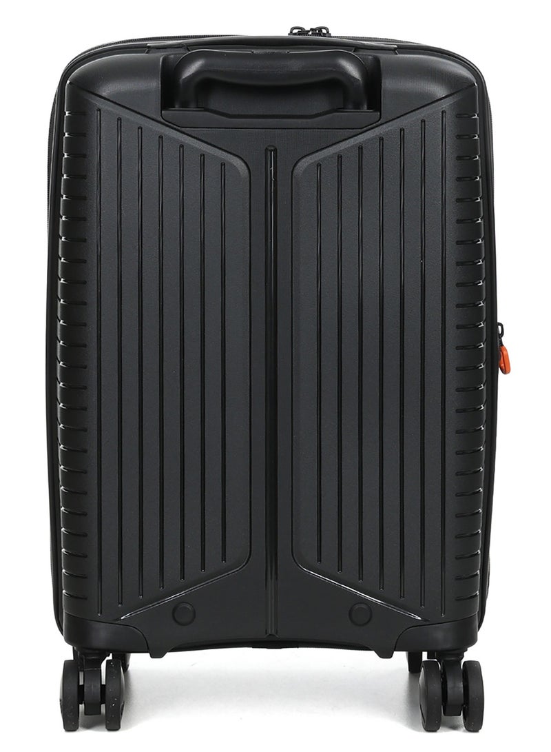 Evae Polypropylene Expandable Carry-on Suitcase Luggage Trolley, Carry-on 55 cm, Hardside