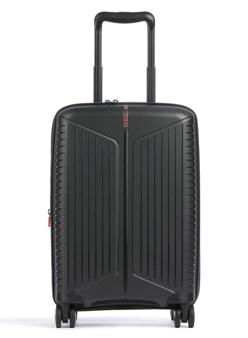 Evae Polypropylene Expandable Carry-on Suitcase Luggage Trolley, Carry-on 55 cm, Hardside
