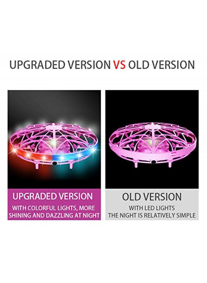 Ufo Intelligent Sensing Flying Saucer With Colorful Lights Children'S Toy Hand Controlled Induction Levitation Rechargeable Flying Toy For Birthday Gift