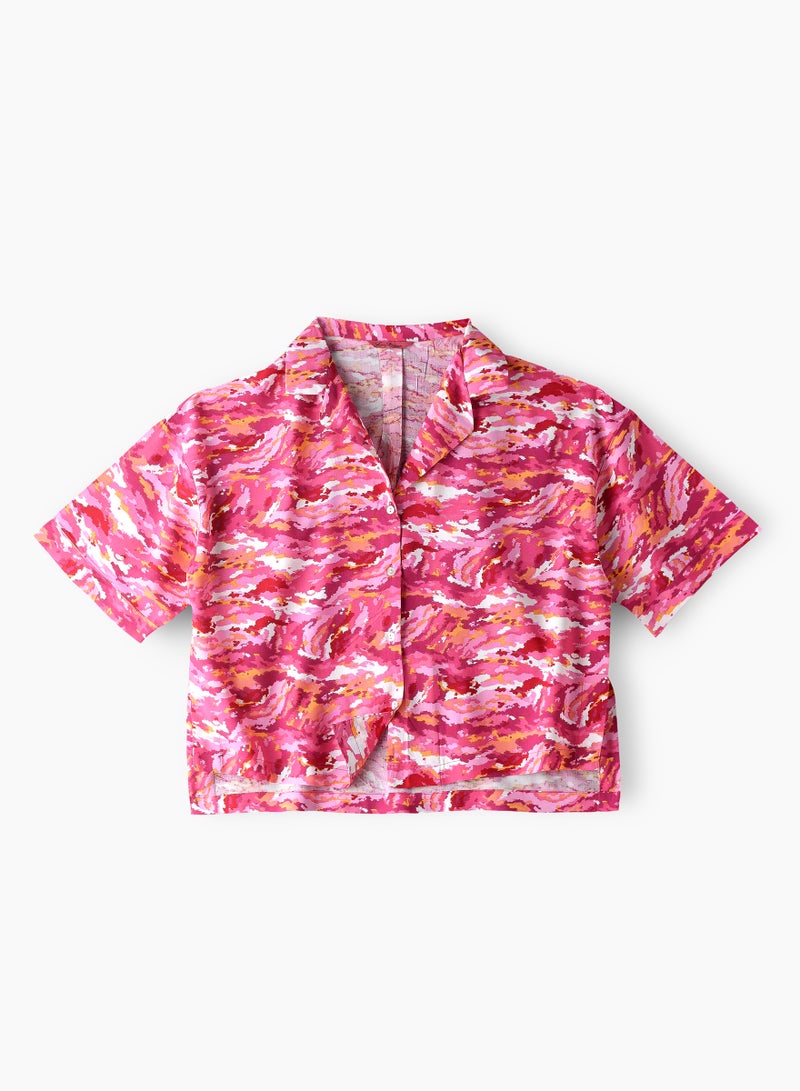 WOVEN SLEEP SHIRT