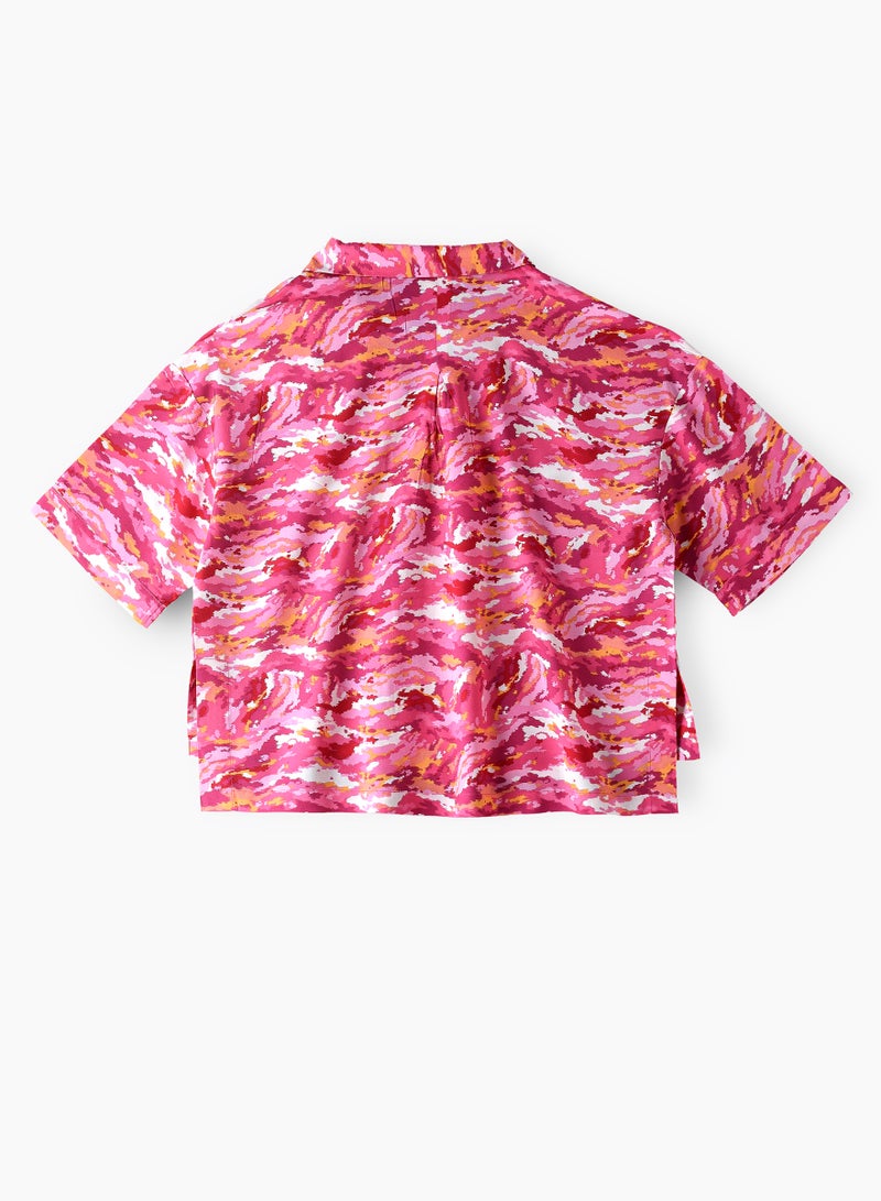 WOVEN SLEEP SHIRT