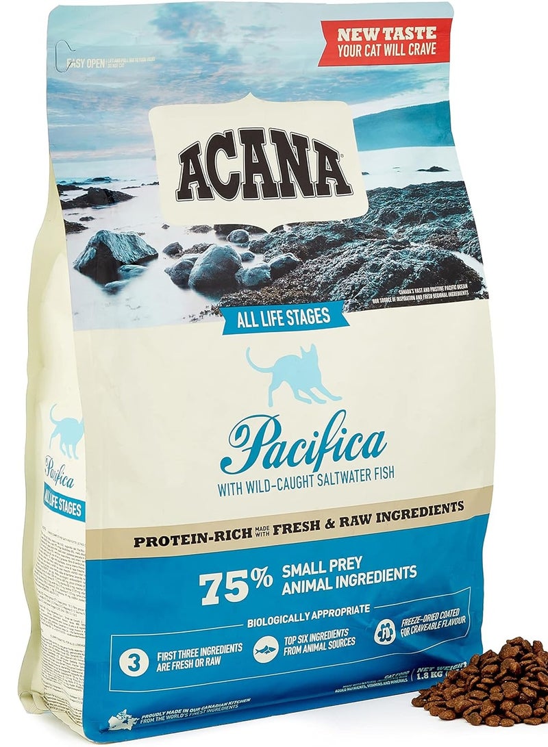 Acana Pacifica All Life Stages Dry Cat Food 1.8kg