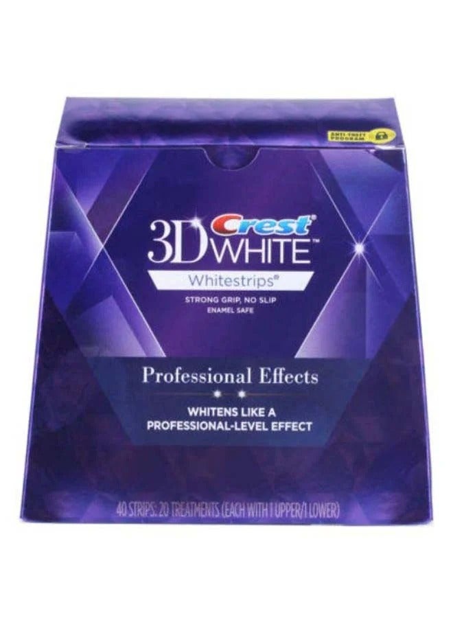 40-Piece 3D WhiteStrips Dental Whitening Kit