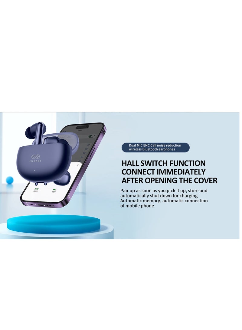 Sound your style with Engage PODS E86A Bluetooth Dark Blue