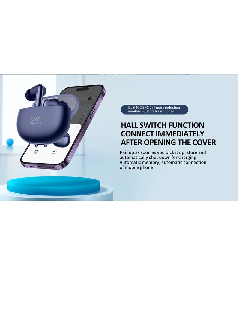 Sound your style with Engage PODS E86A Bluetooth Dark Blue