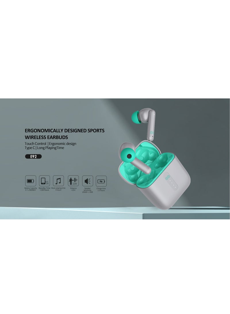 Sound your style with Engage PODS E92 Bluetooth Grey