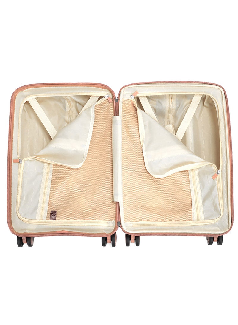 Evae Polypropylene Expandable Carry-on Suitcase Luggage Trolley, Carry-on 55 cm, Hardside