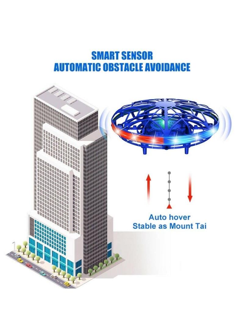 Ufo Intelligent Sensing Flying Saucer With Colorful Lights Children'S Toy Hand Controlled Induction Levitation Rechargeable Flying Toy For Birthday Gift