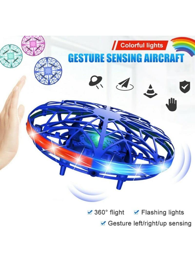 Ufo Intelligent Sensing Flying Saucer With Colorful Lights Children'S Toy Hand Controlled Induction Levitation Rechargeable Flying Toy For Birthday Gift