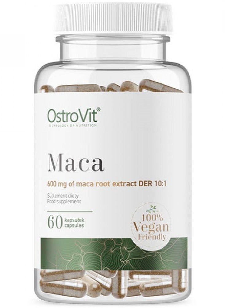 OstroVit Maca 600mg, 60 Capsules 60 Serving 40g