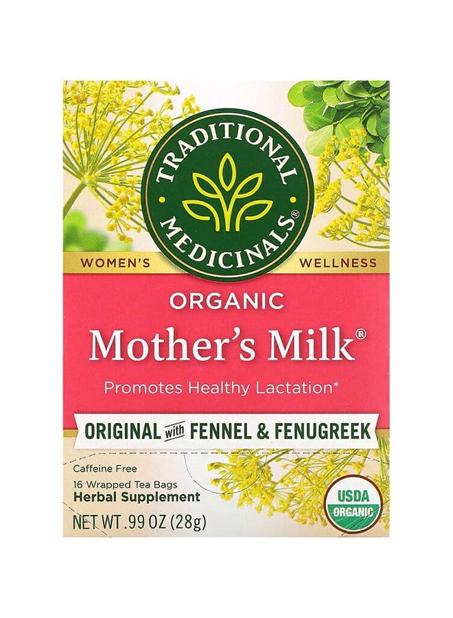 Pack Of 32 - Organic Mother'S Milk Women'S Tea  0.06 Oz (1.75 G) Each