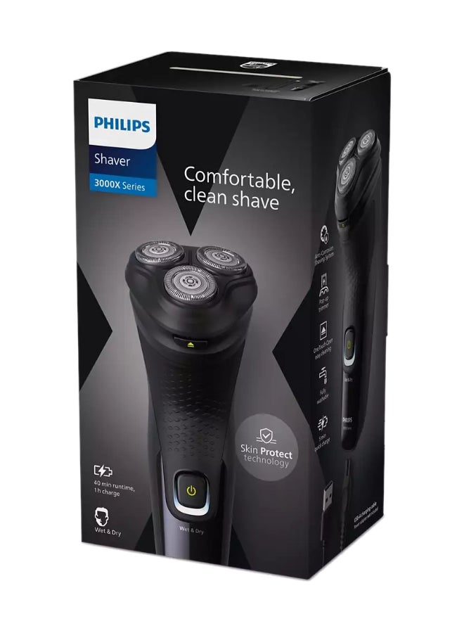 Wet And Dry Electric Shaver 3000X Series X3021/00 Black